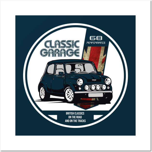 British mini car design Wall Art by colouredwolfe11